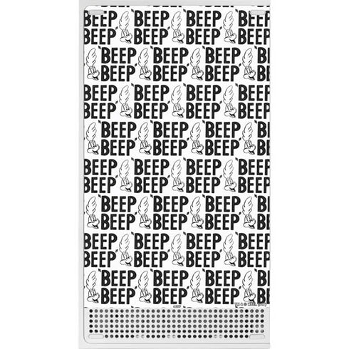 Looney Tunes Road Runner Beep Grid Xbox Series S Console Skin